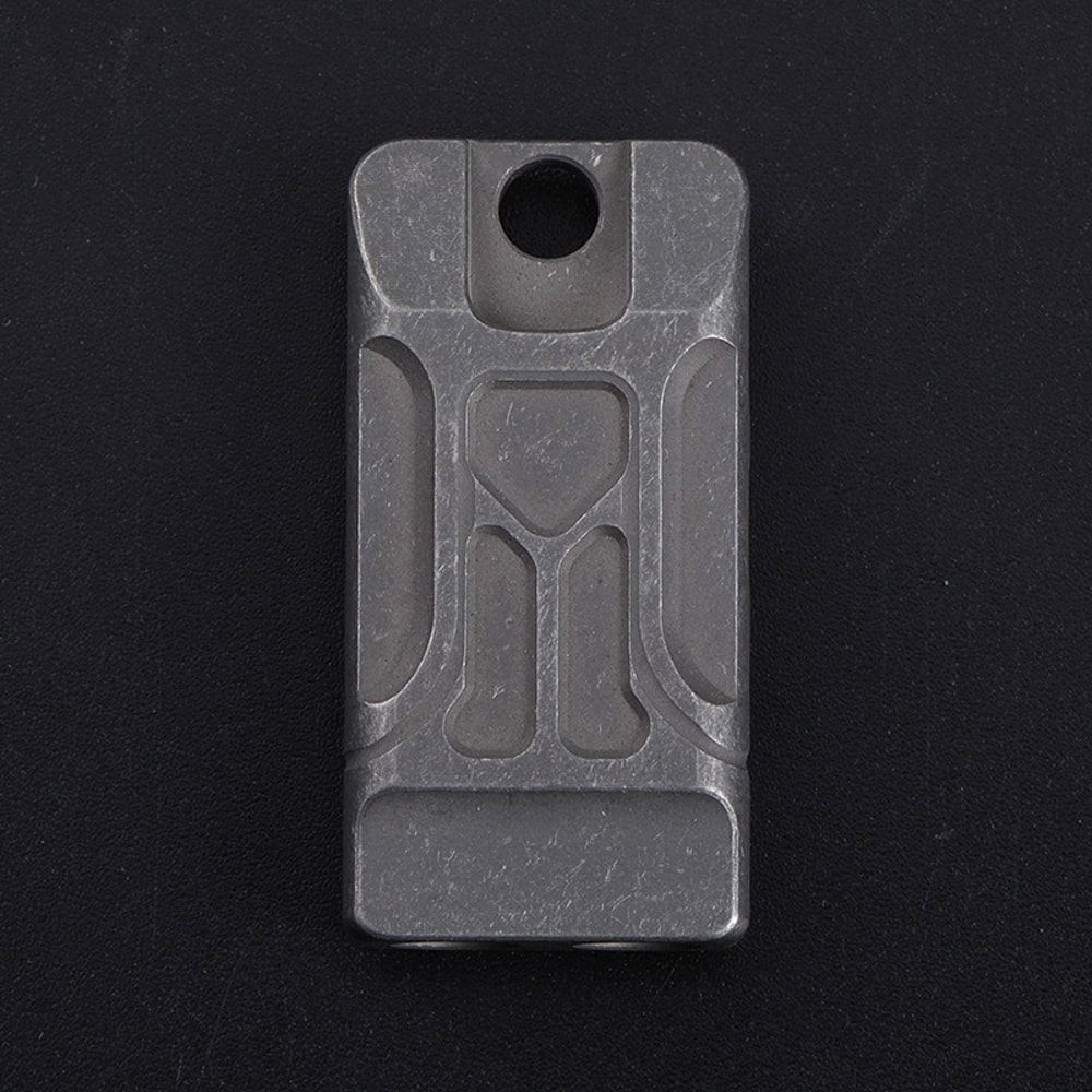 Titanium Alloy Emergency Whistle Keychain Loud Portable Survival Whistle Necklace For Outdoor Adven 4