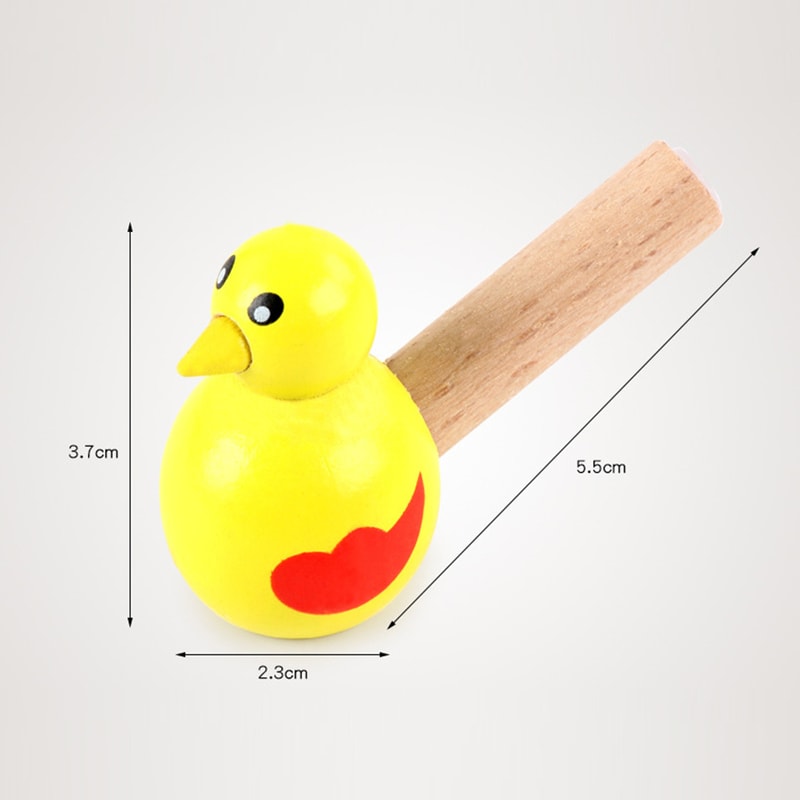 Colorful Wooden Bird Whistle Fun Noise Maker For Parties Festivals Gifts 4