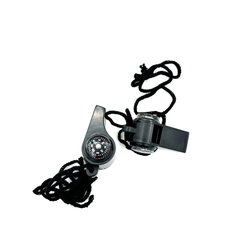 Multifunctional Outdoor Whistle with Compass & Thermometer Life-Saving Survival Tool for Sports and Adventures