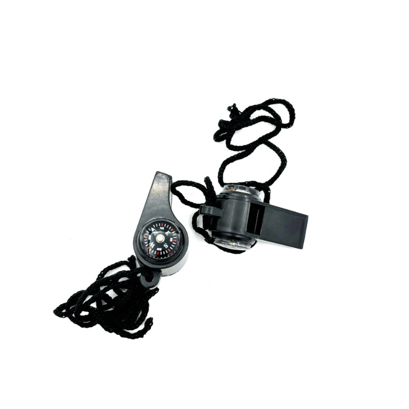 Multifunctional Outdoor Whistle with Compass & Thermometer Life-Saving Survival Tool for Sports and Adventures