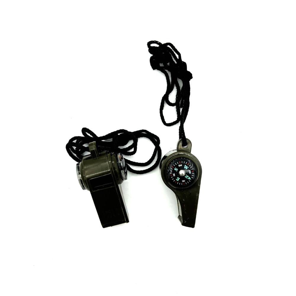 Multifunctional Outdoor Whistle with Compass & Thermometer Life-Saving Survival Tool for Sports and Adventures