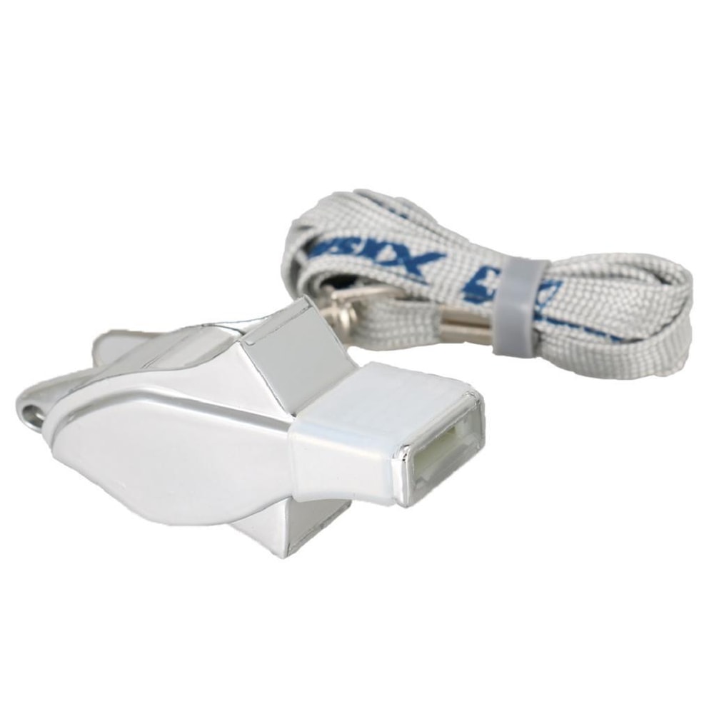 Extra Loud Metal Referee Whistle with Lanyard Premium Sports Whistle for Coaches & Officials