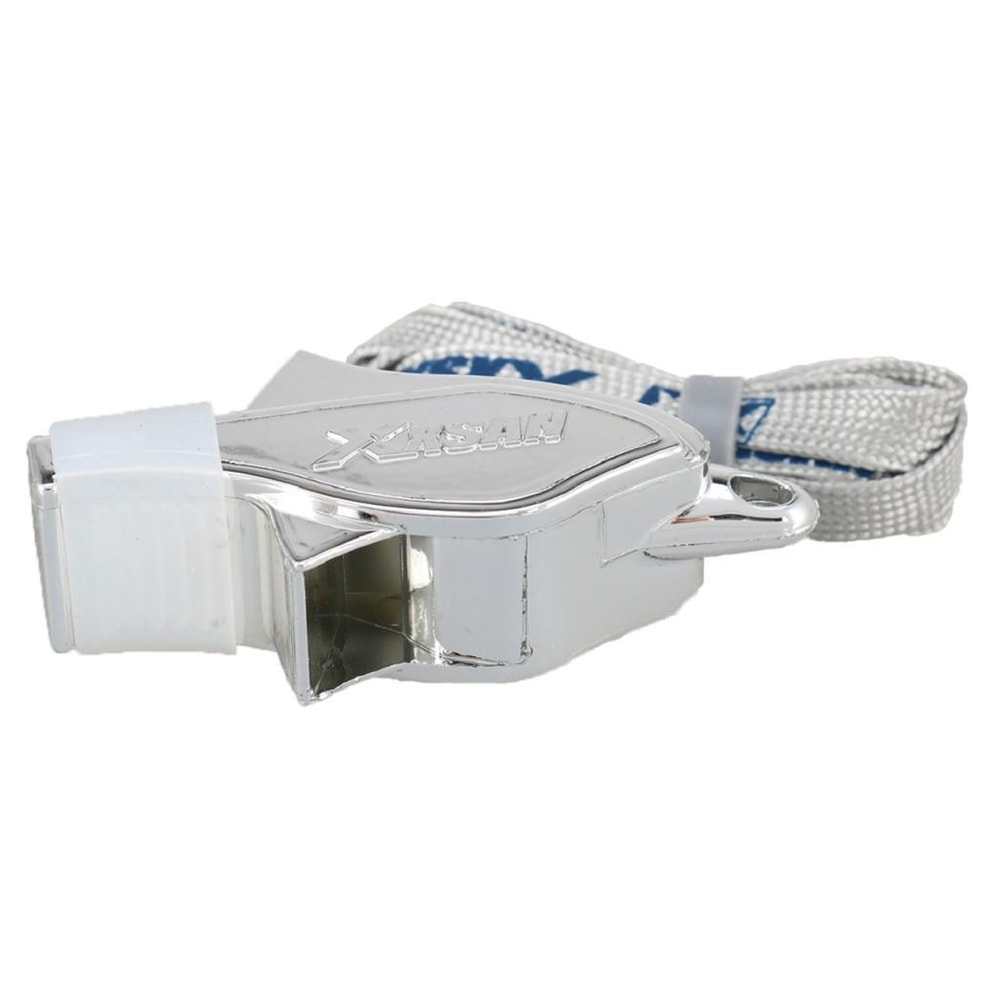 Extra Loud Metal Referee Whistle with Lanyard Premium Sports Whistle for Coaches & Officials