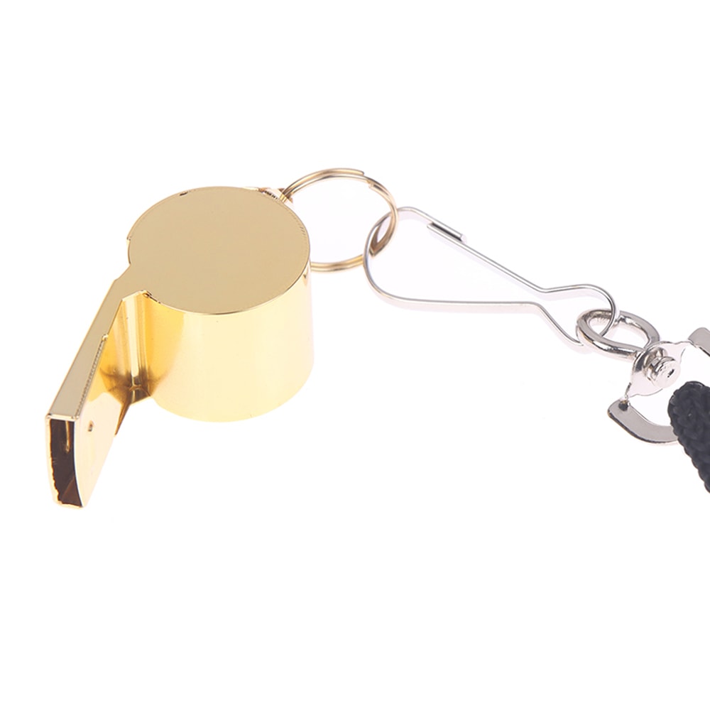 Professional Sports Referee Whistle with Rope Ideal for Football, Basketball & Outdoor Activities