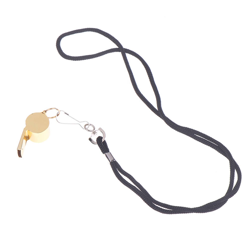 Professional Sports Referee Whistle with Rope Ideal for Football, Basketball & Outdoor Activities