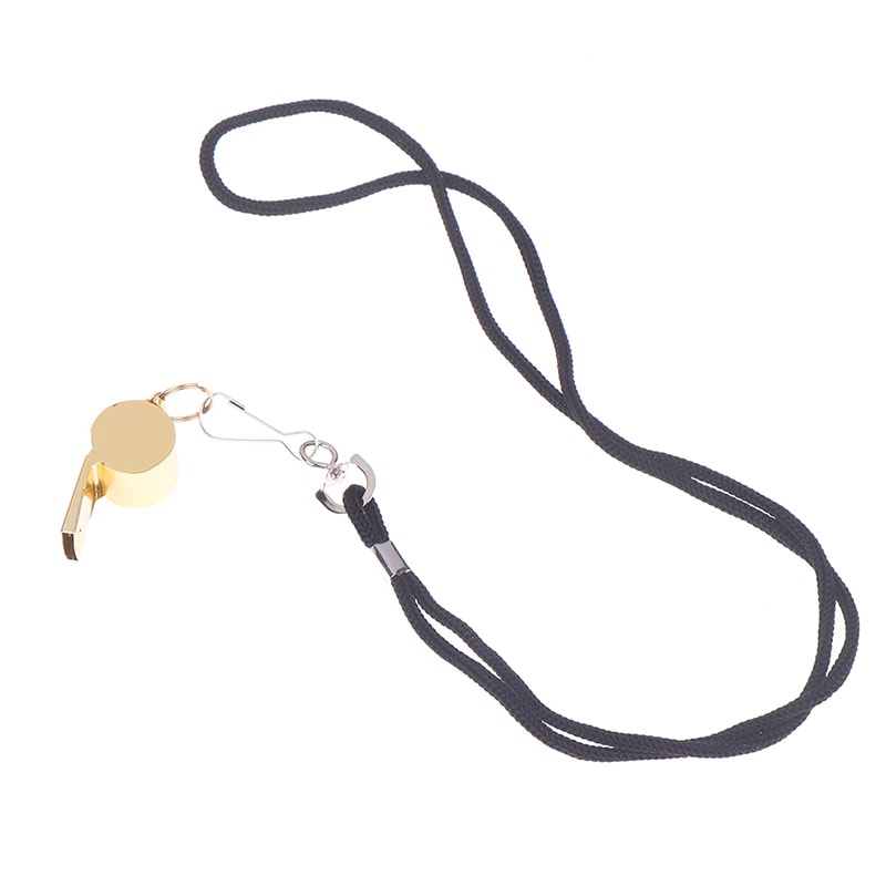 Professional Sports Referee Whistle with Rope Ideal for Football, Basketball & Outdoor Activities