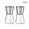 Manual Salt And Pepper Grinder Set Stainless Steel Spice Mills For Kitchen Adjustable Coarseness Pr 9