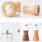 Multifunctional Hand Crank Pepper Grinder Sea Salt Pepper Cumin More Solid Wood Kitchen Seasoning 3