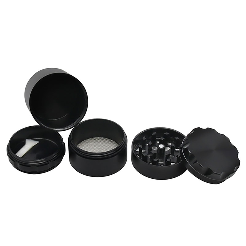 Manual Spice Grinder With Storage Chamfered Aluminum Alloy OnePiece Design 5