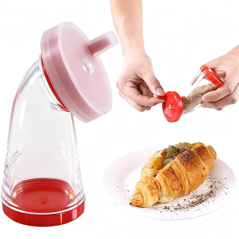 Manual Sesame & Flaxseed Grinder Kitchen Seed Mill for Rice, Salads & Noodles