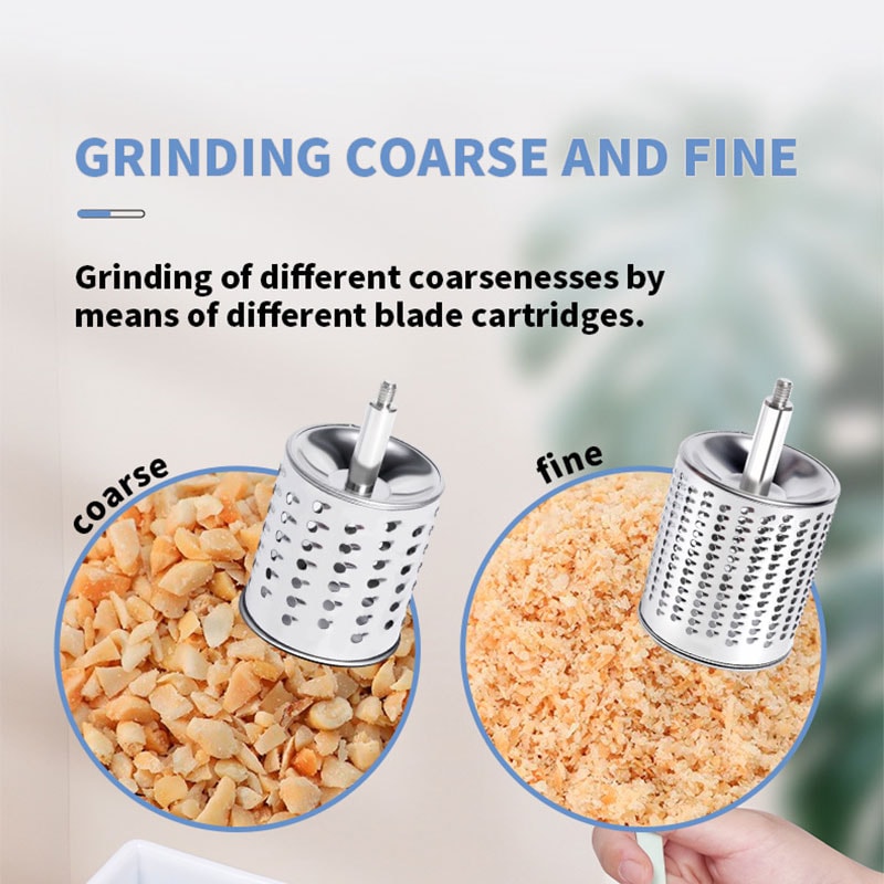 Manual Grain Grinder Hand Crank Milling Machine for Home & Commercial Use Aluminum Alloy Nut Grinding Mill