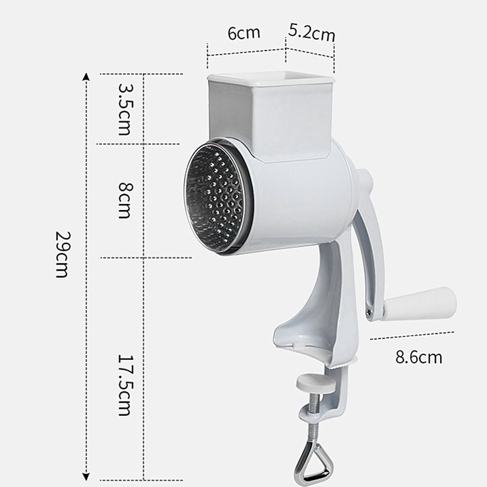 Manual Grain Grinder Hand Crank Milling Machine for Home & Commercial Use Aluminum Alloy Nut Grinding Mill