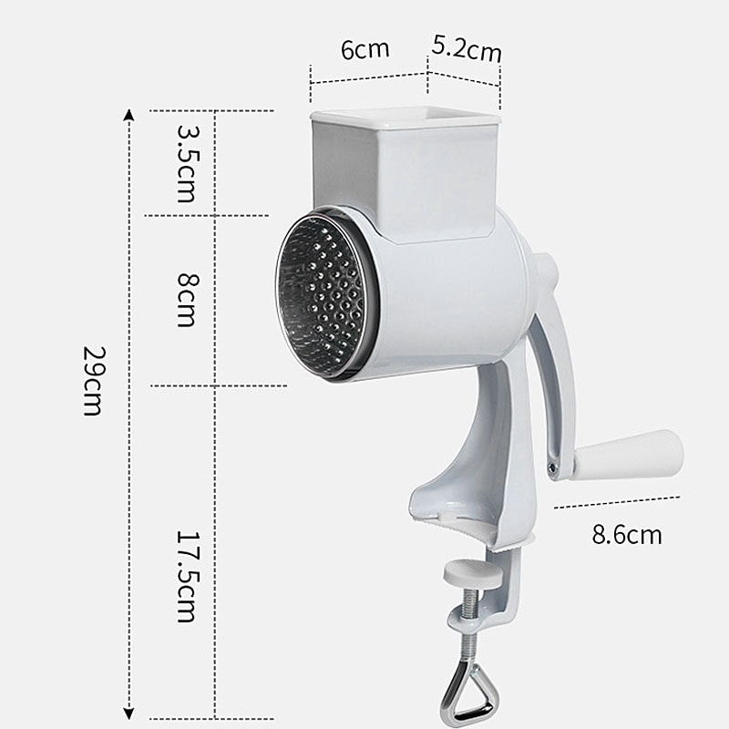 Manual Grain Grinder Hand Crank Milling Machine for Home & Commercial Use Aluminum Alloy Nut Grinding Mill