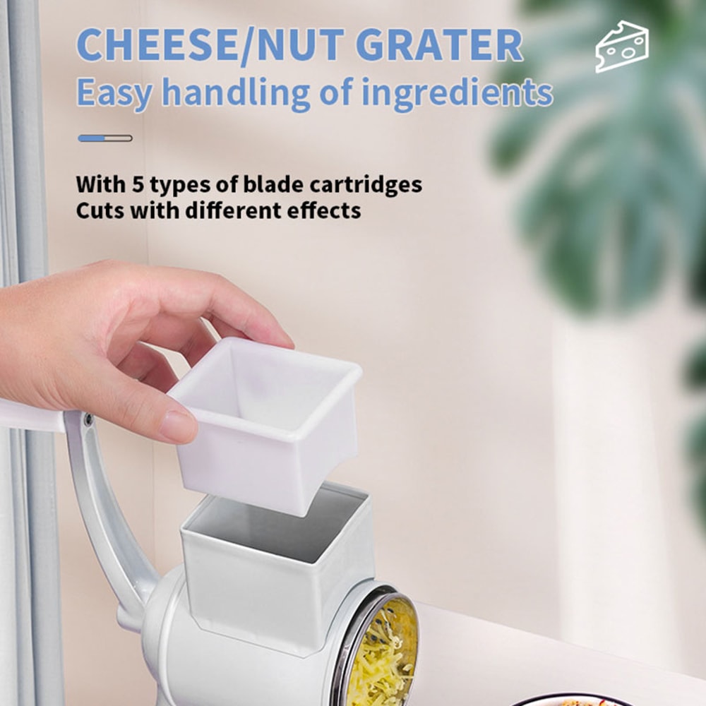 Manual Grain Grinder Hand Crank Milling Machine for Home & Commercial Use Aluminum Alloy Nut Grinding Mill