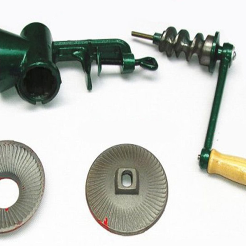 Manual Grain Grinder Mill for Wheat, Spice, Pepper, and Nuts Heavy-Duty Iron Crusher