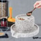 Granite Millstone Hand Crank Grinder with Stainless Steel Core for Grinding Wheat, Soybean, and Spices Dry & Wet Use