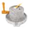 Granite Millstone Hand Crank Grinder with Stainless Steel Core for Grinding Wheat, Soybean, and Spices Dry & Wet Use