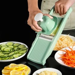 vegetable slicer and julienne cutter multifunctional potato grater with handle for effortless kitchen prep