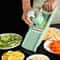 Vegetable Slicer and Julienne Cutter Multifunctional Potato Grater with Handle for Effortless Kitchen Prep