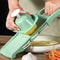 Vegetable Slicer and Julienne Cutter Multifunctional Potato Grater with Handle for Effortless Kitchen Prep