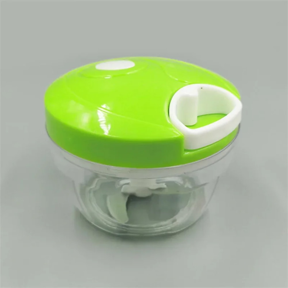 Mini Manual Food Shredder & Garlic Cutter Portable Vegetable & Meat Mincer for Kitchen