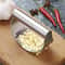 Stainless Steel Garlic Press Ginger Crusher Manual Kitchen Tool For Fruits Vegetables And Herbs 5
