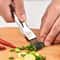 Stainless Steel Speedy Chopper Knife with Curved Handle for Effortless Green Onion Slicing