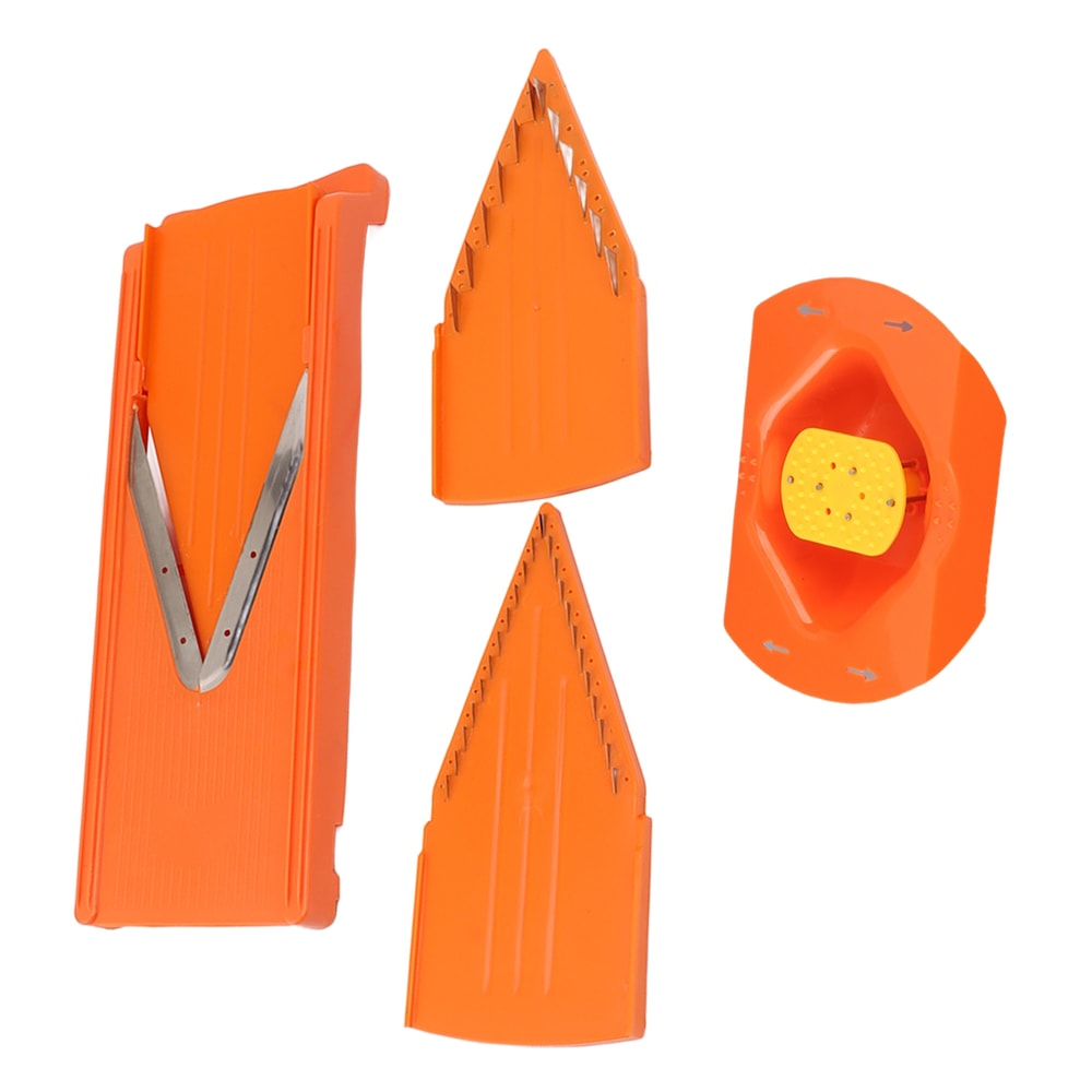 Manual Vegetable Cutter with Stainless Steel Blade, Large Frame, Hand Protector for Safe and Efficient Slicing