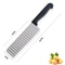 Stainless Steel Crinkle Cutter Wavy Slicer Knife For Potatoes Vegetables And Fruits 4
