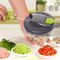 Manual Garlic Chopper Hand Pull String Vegetable Cutter For Onions Ginger Nuts More Multifunctiona 1