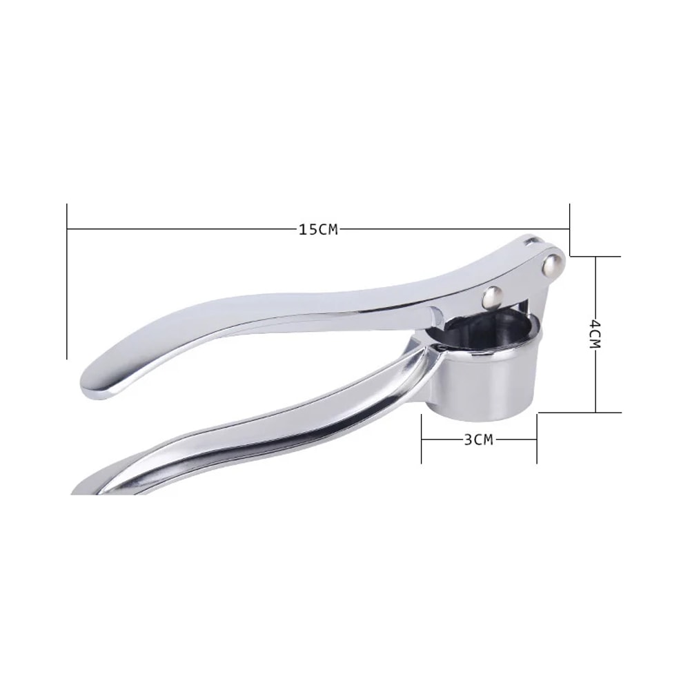 Zinc Alloy Garlic Smasher Squeezer Manual Press Grinding Tool For Effortless Kitchen Prep 5