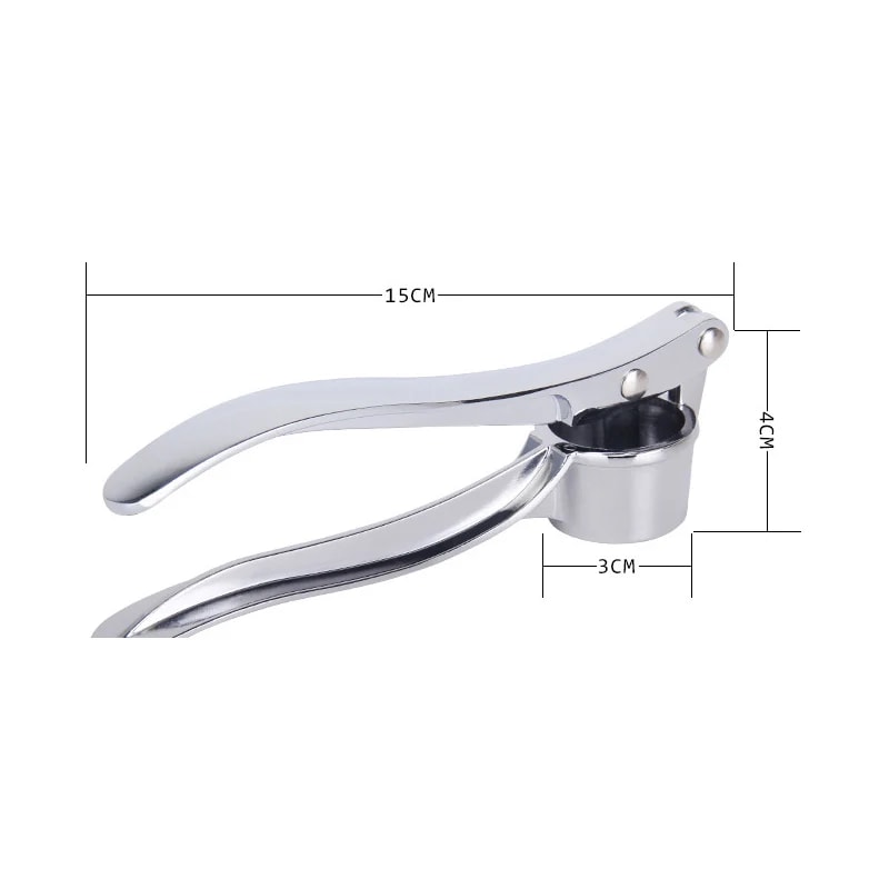 Zinc Alloy Garlic Smasher Squeezer Manual Press Grinding Tool For Effortless Kitchen Prep 5