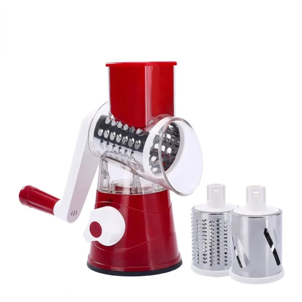 Multifunctional Roller Vegetable Cutter Hand Crank Potato Grater Home Kitchen Shredder 7