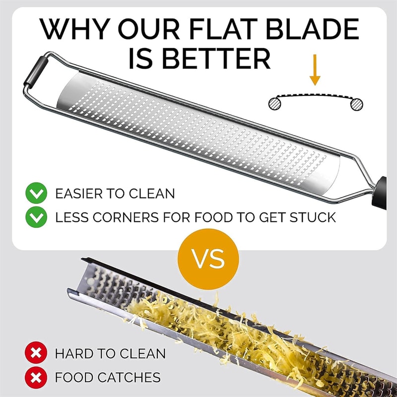 Stainless Steel Wire Grater With AntiSlip Plastic Handle Ideal For Cheese Garlic Fruit And Chocolat 3