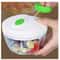 Manual Food Chopper & Salad Maker Versatile Vegetable Slicer, Shredder, and Garlic/Onion Cutter for Kitchen Prep