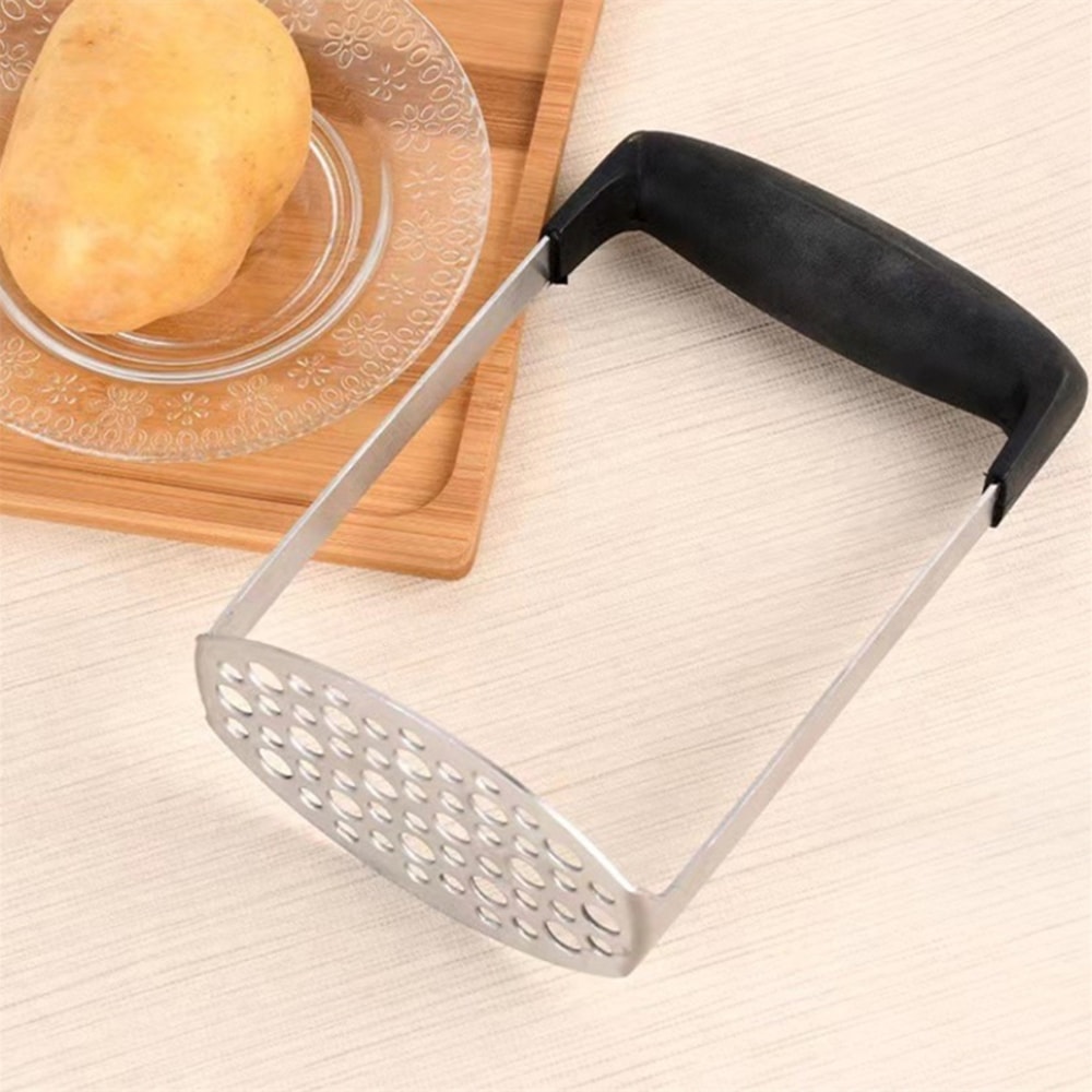 Stainless Steel Potato Masher and Ricer Smooth Mashed Potatoes and Fruit Puree Maker