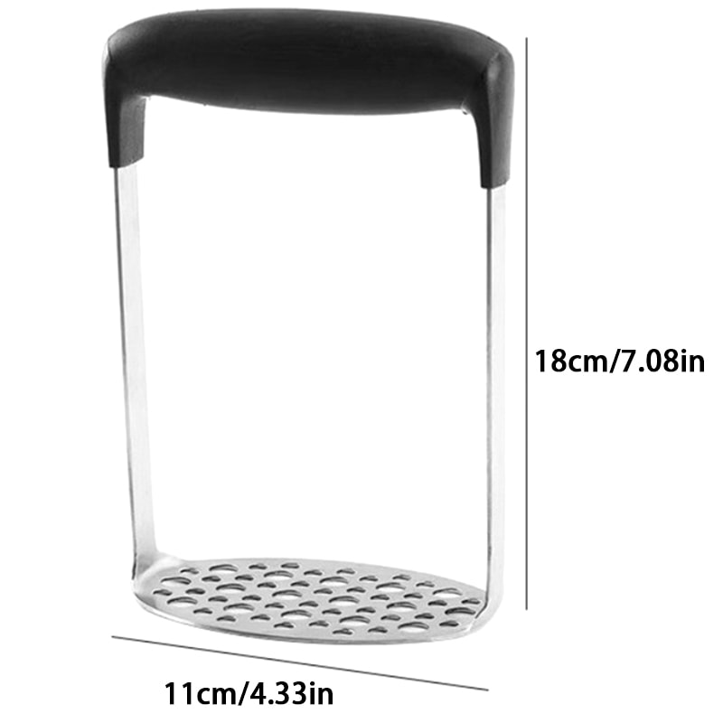 Stainless Steel Potato Masher and Ricer Smooth Mashed Potatoes and Fruit Puree Maker
