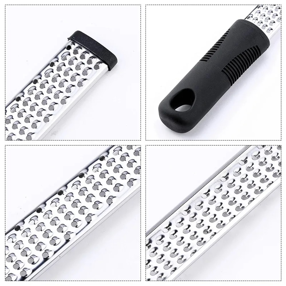 Stainless Steel Manual Grater for Cheese, Vegetables, and Potatoes with Non-Slip Handle Sharp Kitchen Tool