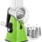 Multi-Purpose Rotary Grater & Mandoline Vegetable Slicer Perfect for Cheese, Carrots, Potatoes.