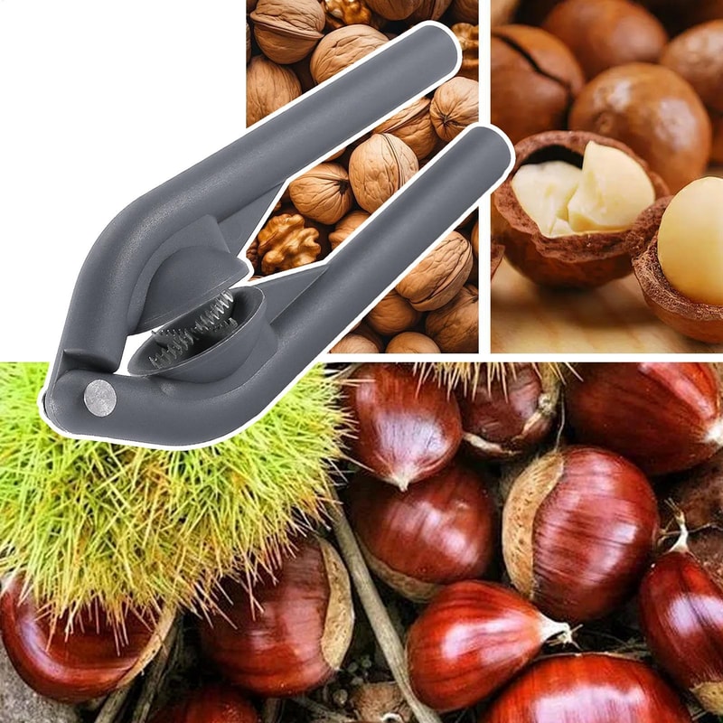 Stainless Steel Chestnut Nutcracker Tool Walnut Chestnut Shelling Cutter For Easy Kitchen Use 0