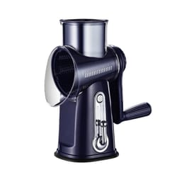 rotary vegetable slicer & cheese grater multifunction hand crank veggie chopper & meat grinder