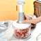 Manual Food Processor Garlic Press HandPowered Meat Grinder Vegetable Chopper 5