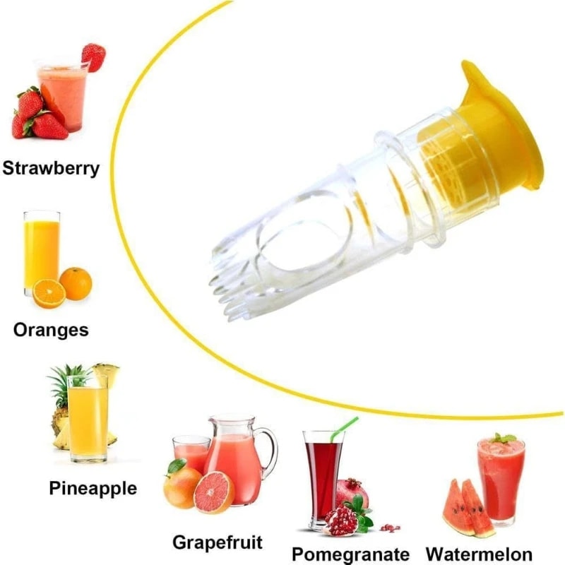 Portable Lemon Juicer With Lid Manual Squeezer For Fresh Cocktails Limes 1