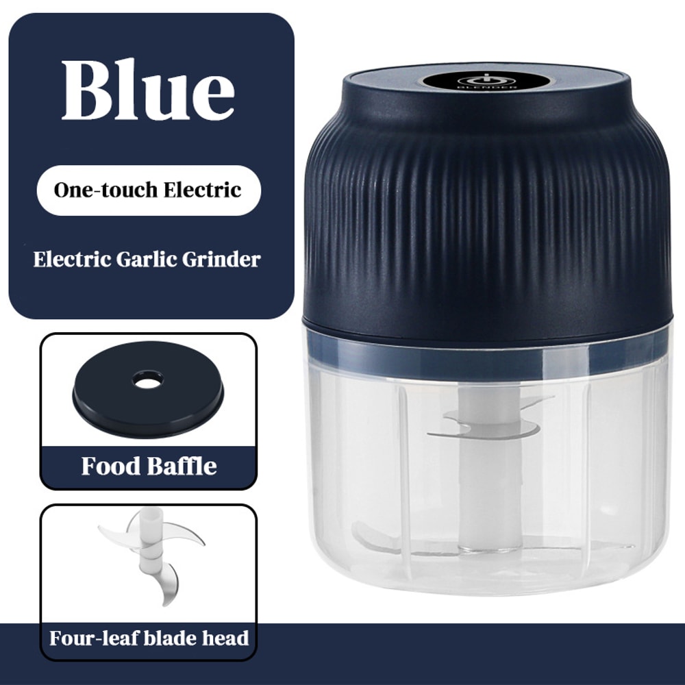 USB Electric Garlic Masher Vegetable Chopper Portable Food Processor For Kitchen Meat Grinding 8