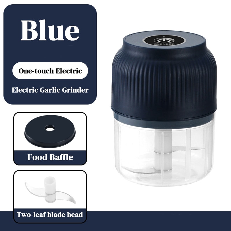 USB Electric Garlic Masher Vegetable Chopper Portable Food Processor For Kitchen Meat Grinding 6