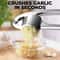 Zinc Alloy Garlic Press Ginger Crusher Premium Handheld Mincer For Effortless Veggie Masher Squee 4