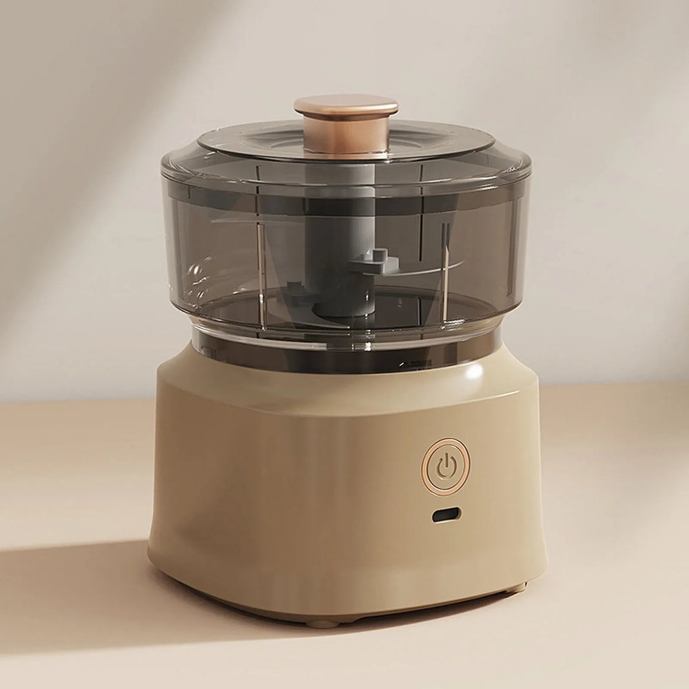 Mini Electric Meat Grinder & Garlic Masher Multifunctional Wireless Food Processor for Baby Food & More