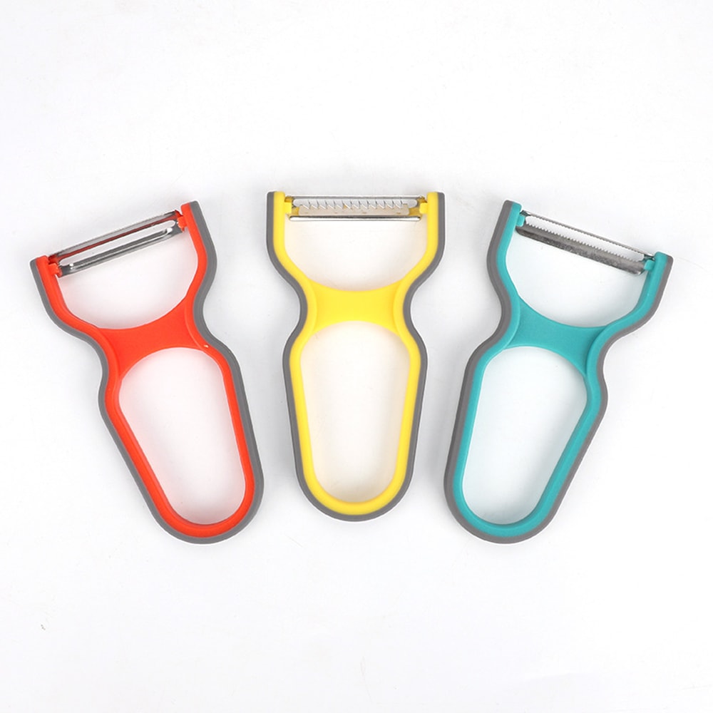 Stainless Steel Peeler Set With NonSlip Handle Manual Kitchen Food Slicer Random Color 6