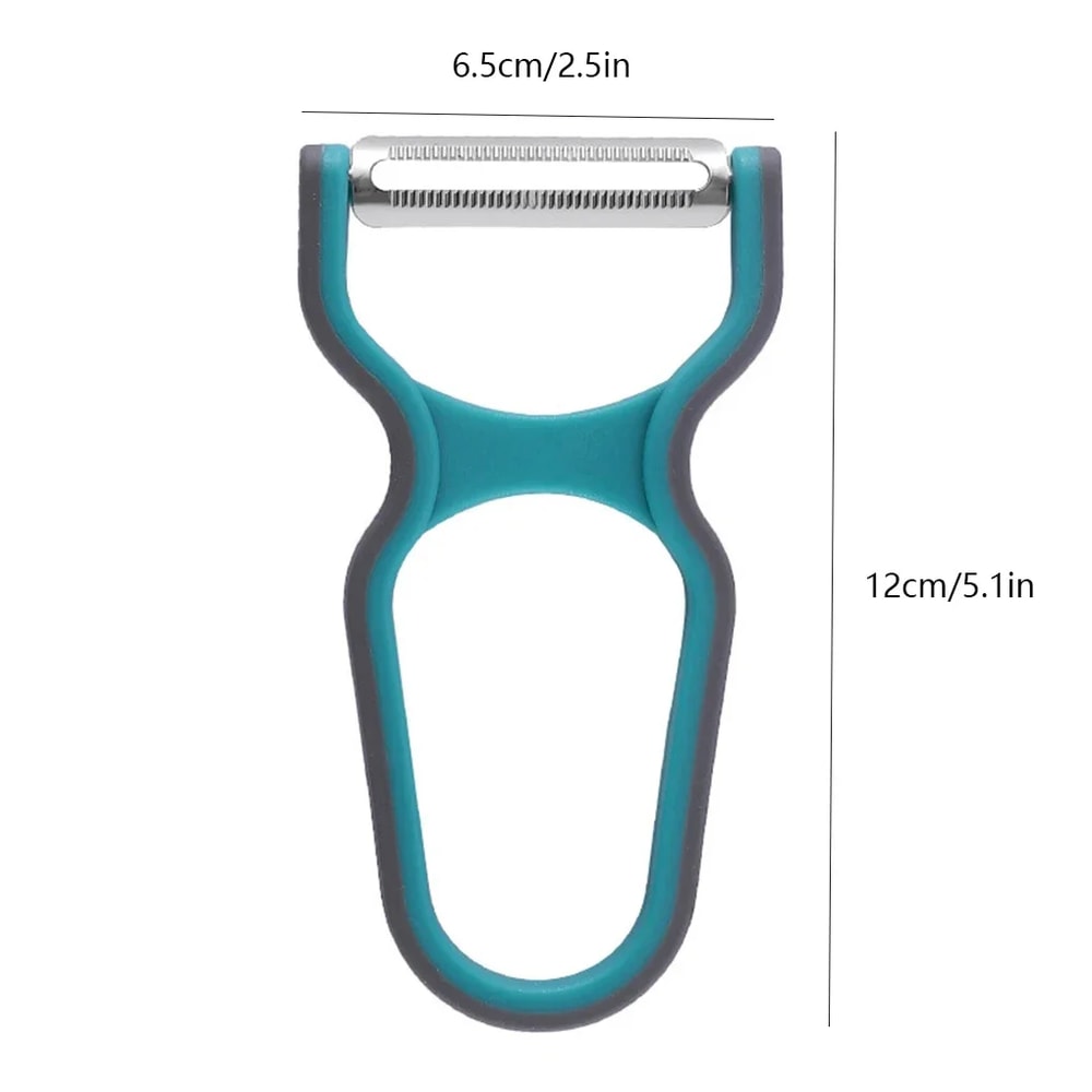 Stainless Steel Peeler Set With NonSlip Handle Manual Kitchen Food Slicer Random Color 5