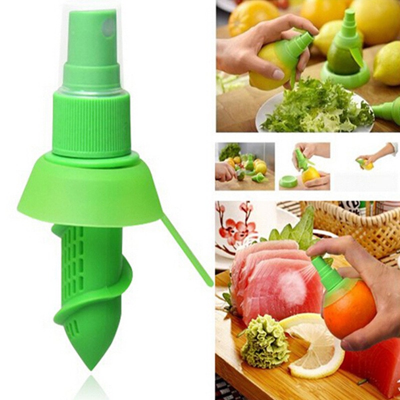 Lemon Juice Sprayer Citrus Spray Hand Fruit Juicer Mini Squeezer for Kitchen